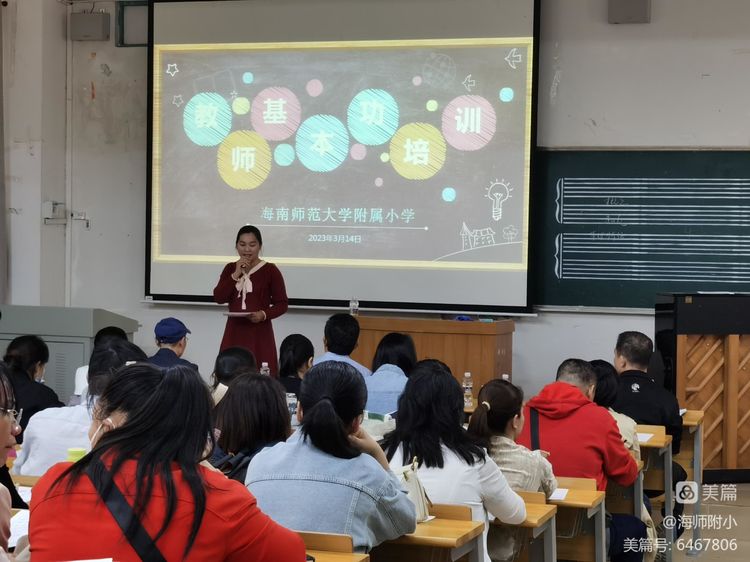 写好“三笔字”练好基本功――海南师范大学附属小学教师培训活动
